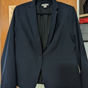 H&M L Women's Navy Blazer